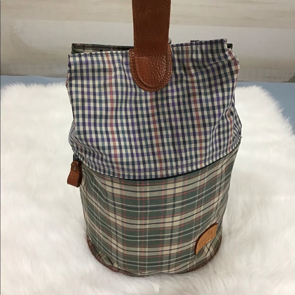 FOSSIL Checkered Print Shoulder/Duffle Bag - Picture 4 of 16